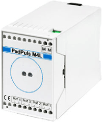 4 Channel Pulse to M-Bus converter :: DIN Rail mount