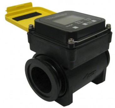 AgriMagP Plastic Mag Flow Meter 50mm :: No Moving Parts, 9-35V DC Powered LCD, Frequency Output