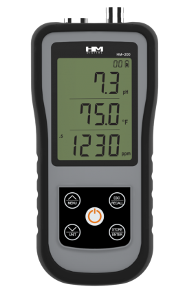 HM-200 pH and Conductivity Handheld Meter