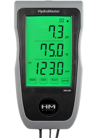 HM-500 pH and Conductivity Wall Mount Meter