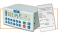 Fluidwell N413 DIN panel mount batch controller with printer driver