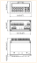 Fluidwell N410 DIN panel mount batch controller with numerical keypad